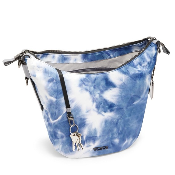 Voyageur Davenay denim Tie Dyed Crossbody Bag - Picture 3 of 6